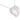 Heart Slider w/Stones Cremation Jewelry