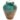 Timeless Turquoise Raku Urn